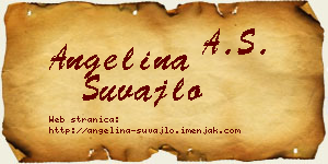 Angelina Šuvajlo vizit kartica
